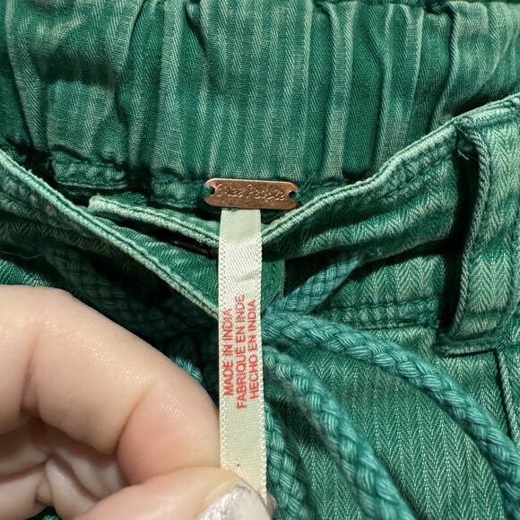 Free People We The Free Tahiti Cargo Pants Green Size Small - Picture 5 of 8